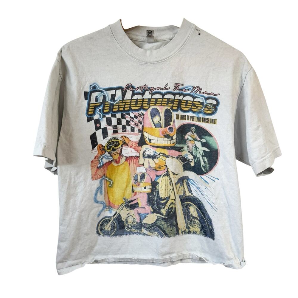 Portugal The Man PT Motocross Tour Shirt Women Small Short Sleeve Music‎ Concert